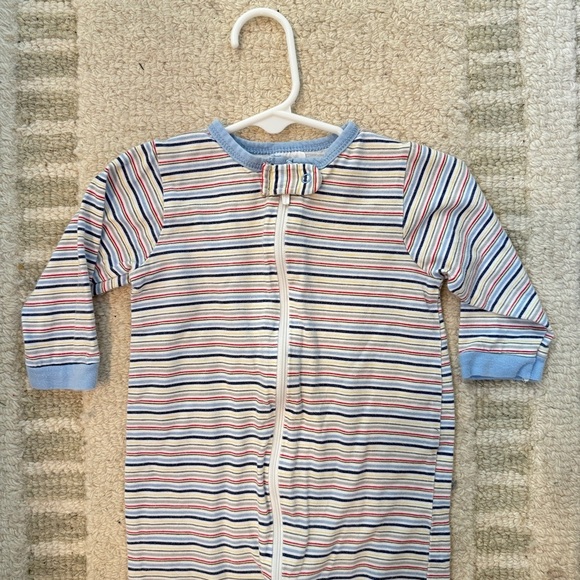 Gerber Baby Striped Zip-Up Footed Sleeper - Picture 5 of 7